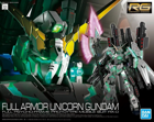 Full Armor Unicorn Gundam Real Grade Model Kit