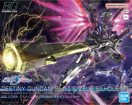 Destiny Gundam Spec II & Zeus Silhouette High Grade Model Kit