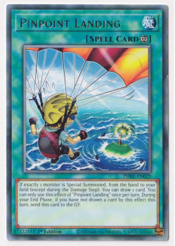 Pinpoint Landing (Rare) single card from Yu-Gi-Oh!
