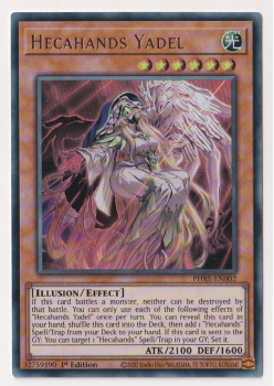 Hecahands Yadel (Ultra Rare) single card from Yu-Gi-Oh!