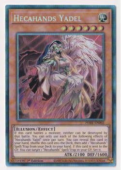 Hecahands Yadel (Collector's Rare) single card from Yu-Gi-Oh!
