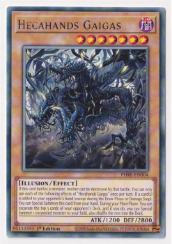 Hecahands Gaigas (Rare) single card from Yu-Gi-Oh!