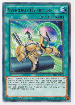 Synchro Overtake (Rare) single card from Yu-Gi-Oh!