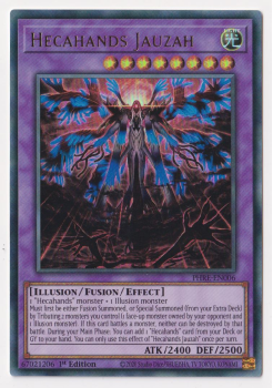 Hecahands Jauzah (Ultra Rare) single card from Yu-Gi-Oh!
