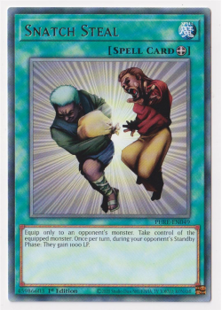 Snatch Steal (Rare) single card from Yu-Gi-Oh!