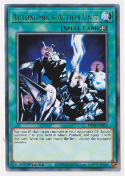 Autonomous Action Unit (Rare) single card from Yu-Gi-Oh!