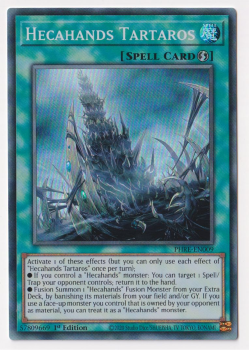 Hecahands Tartaros (Super Rare) single card from Yu-Gi-Oh!