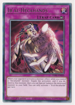 Ib'al-Hecahands (Rare) single card from Yu-Gi-Oh!