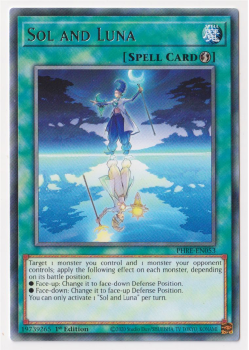 Sol and Luna (Rare) single card from Yu-Gi-Oh!