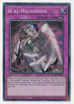 Ib'al-Hecahands (Super Rare) single card from Yu-Gi-Oh!