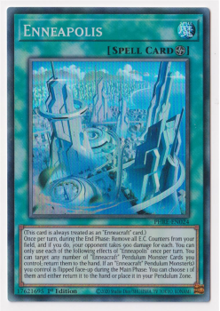 Enneapolis (Super Rare) single card from Yu-Gi-Oh!