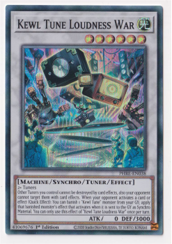 Kewl Tune Loudness War (Super Rare) single card from Yu-Gi-Oh!
