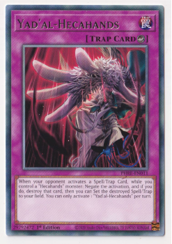 Yad'al-Hecahands (Rare) single card from Yu-Gi-Oh!