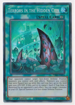 Terrors in the Hidden City (Super Rare) single card from Yu-Gi-Oh!