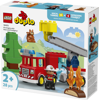 LEGO&reg; DUPLO Fire Engine with Hose and Firefighter (10473)