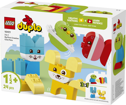 LEGO&reg; DUPLO&reg; 3 in 1 Creative Cute Pets Playset (10477)