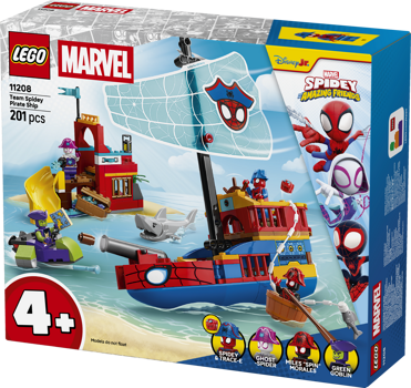 LEGO&reg; Marvel Team Spidey Pirate Ship (11208)