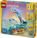 LEGO&reg; Creator 3in1 Sea Animals: Beautiful Dolphins (31385)