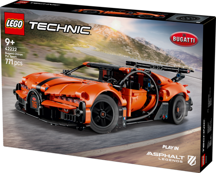 LEGO&reg; Technic Bugatti Chiron Pur Sport Hypercar (42222)