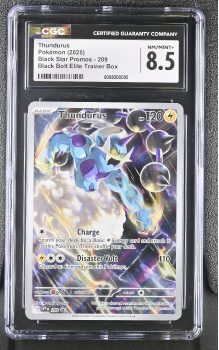 Thundurus (PROMO) : GG47/GG70 BLACK STAR ELITE TRAINER BOX PROMO - CERTIFIED GUARANTY COMPANY Graded Card â 8.5 NM/MINT