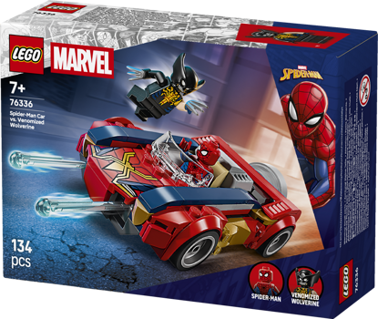LEGO&reg; Marvel Spider-Man Car vs. Venomized Wolverine (76336)