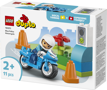 LEGO&reg; DUPLO&reg; Blue Police Motorcycle (10471)