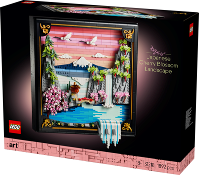 LEGO&reg; Art Japanese Cherry Blossom Landscape (31218)