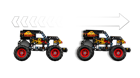 LEGO&reg; Technic Monster Jam Grave Digger Fire and Ice (42219) - Image 5
