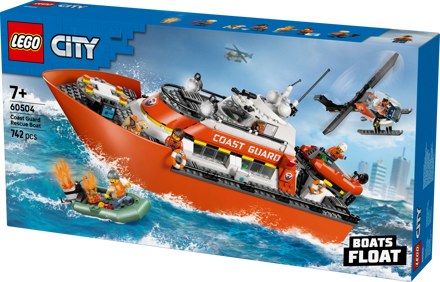 LEGO&reg; City Coast Guard Rescue Boat & Helicopter (60504)