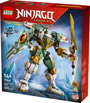 LEGO&reg; NINJAGO Lloyd&rsquo;s Titan Mech 15th Anniversary (71860)