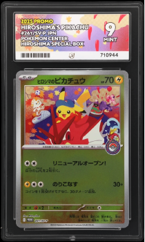 Hiroshima Pikachu (PROMO)(JPN) : 261/SV-P POKEMON CENTER HIROSHIMA SPECIAL BOX - ACE GRADING Graded Card â 9 MINT