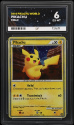 Pikachu (PROMO) : 2010 Pikachu World Promo - ACE GRADING Graded Card - 6 EX-MT