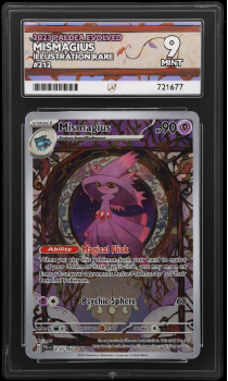 Mismagius (ILLUSTRATION RARE) : 212/193 SCARLET AND VIOLET - PALDEA EVOLVED - ACE GRADING Graded Card - 9 MINT