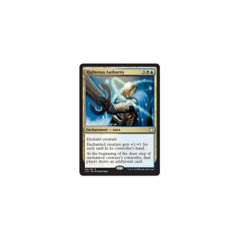 Righteous Authority : COMMANDER 2018 188/307 - Magic the Gathering Single Card