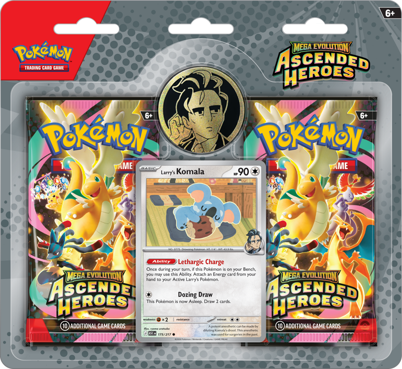 Pokemon Mega Evolution Ascended Heroes - Collection Larry Pokemon Mega Evolution Ascended Heroes - Collection Larry