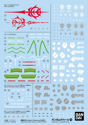 Gundam Decal No.140 Mobile Suit Gundam GQuuuuuuX General Purpose 2