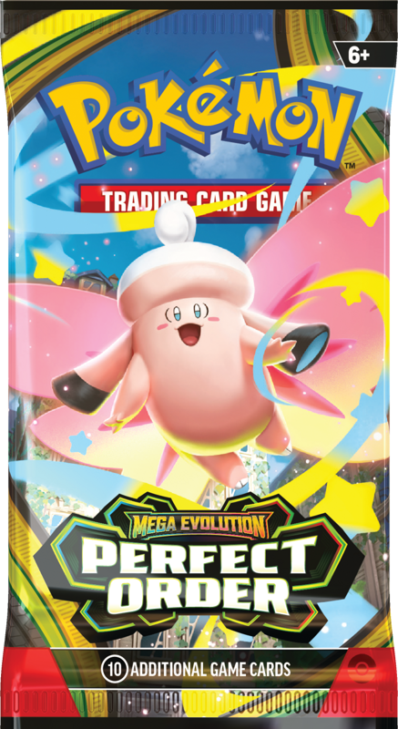Pokemon Mega Evolution Perfect Order Booster Pack (10 Cards) Pokemon Mega Evolution Perfect Order Booster Pack (10 Cards)