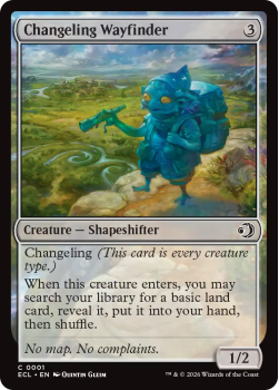 Changeling Wayfinder single card from Magic: the Gathering