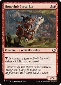 Boneclub Berserker single card from Magic: the Gathering