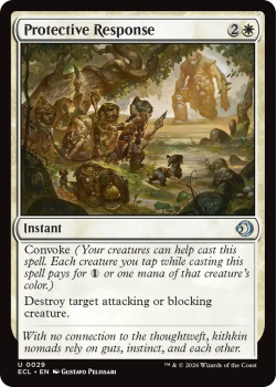 Protective Response single card from Magic: the Gathering