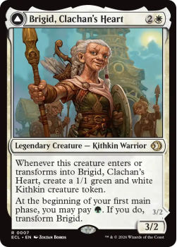 Brigid, Clachan's Heart single card from Magic: the Gathering