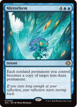 Mirrorform single card from Magic: the Gathering