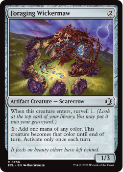 Foraging Wickermaw single card from Magic: the Gathering