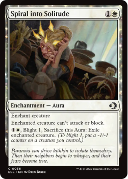 Spiral into Solitude single card from Magic: the Gathering