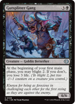 Gutsplitter Gang single card from Magic: the Gathering
