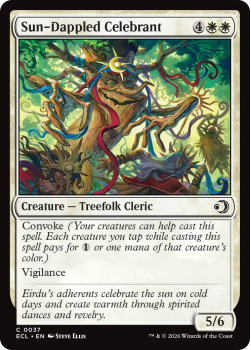 Sun-Dappled Celebrant single card from Magic: the Gathering