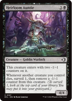 Heirloom Auntie single card from Magic: the Gathering