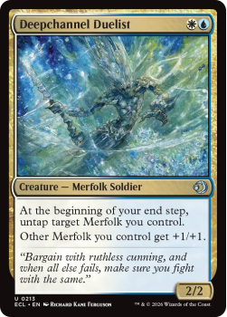 Deepchannel Duelist single card from Magic: the Gathering