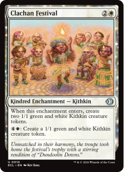 Clachan Festival single card from Magic: the Gathering