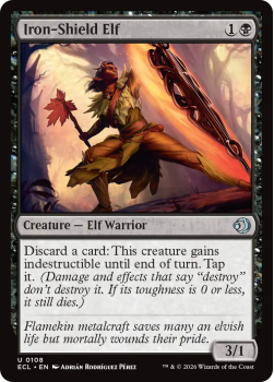 Iron-Shield Elf single card from Magic: the Gathering